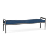 Weston Waiting Reception 3 Seat Bench Wood Frame