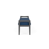 Weston Waiting Reception 3 Seat Bench Wood Frame