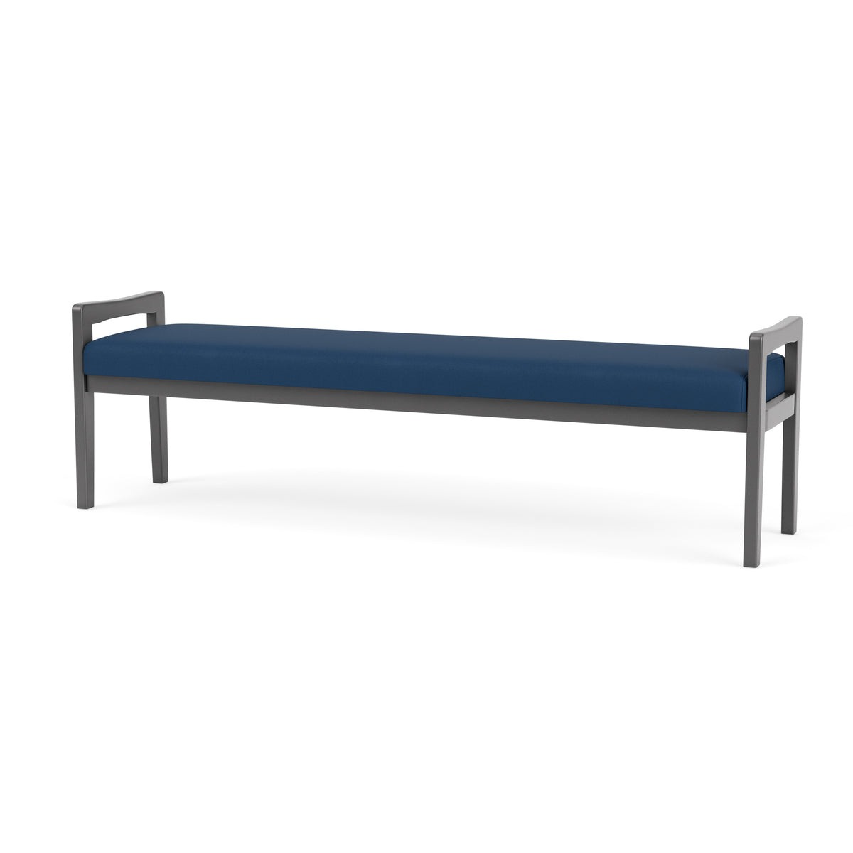 Weston Waiting Reception 3 Seat Bench Wood Frame