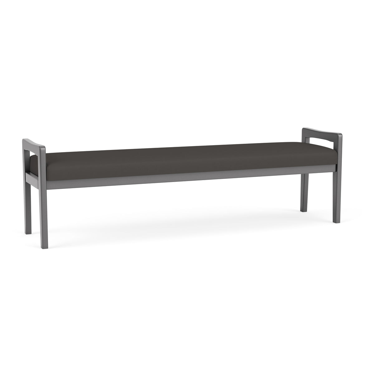 Weston Waiting Reception 3 Seat Bench Wood Frame