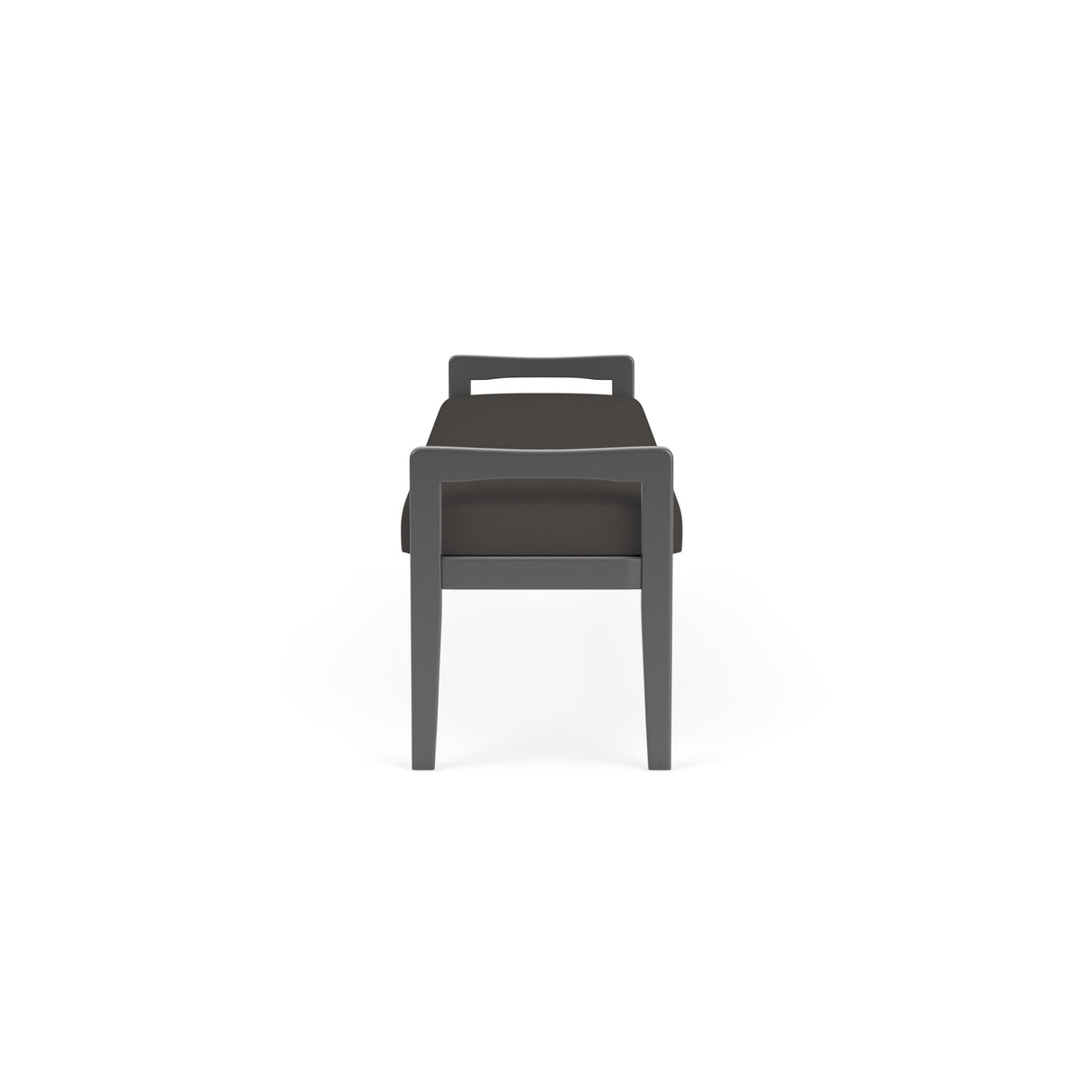 Weston Waiting Reception 3 Seat Bench Wood Frame