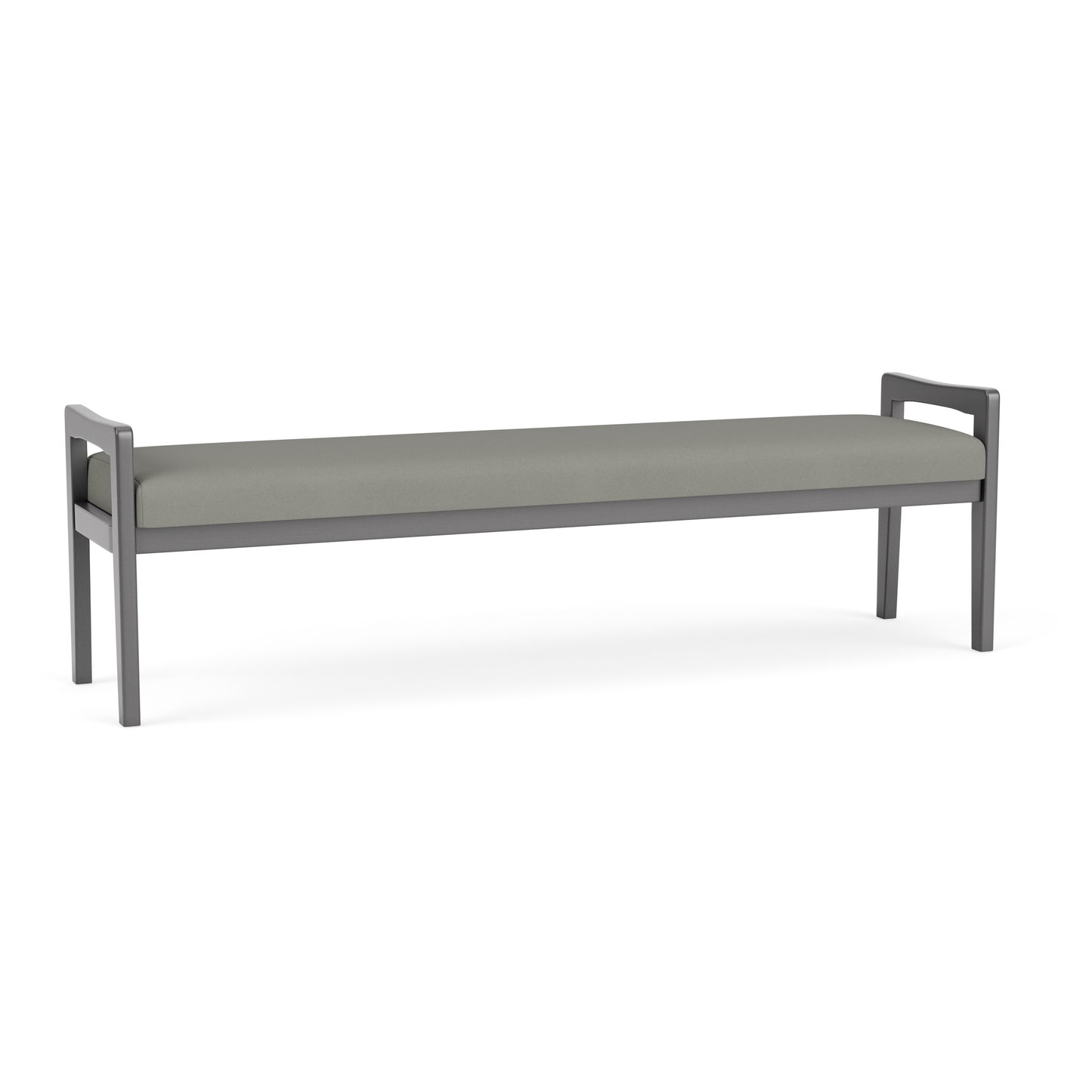 Weston Waiting Reception 3 Seat Bench Wood Frame