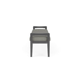 Weston Waiting Reception 3 Seat Bench Wood Frame