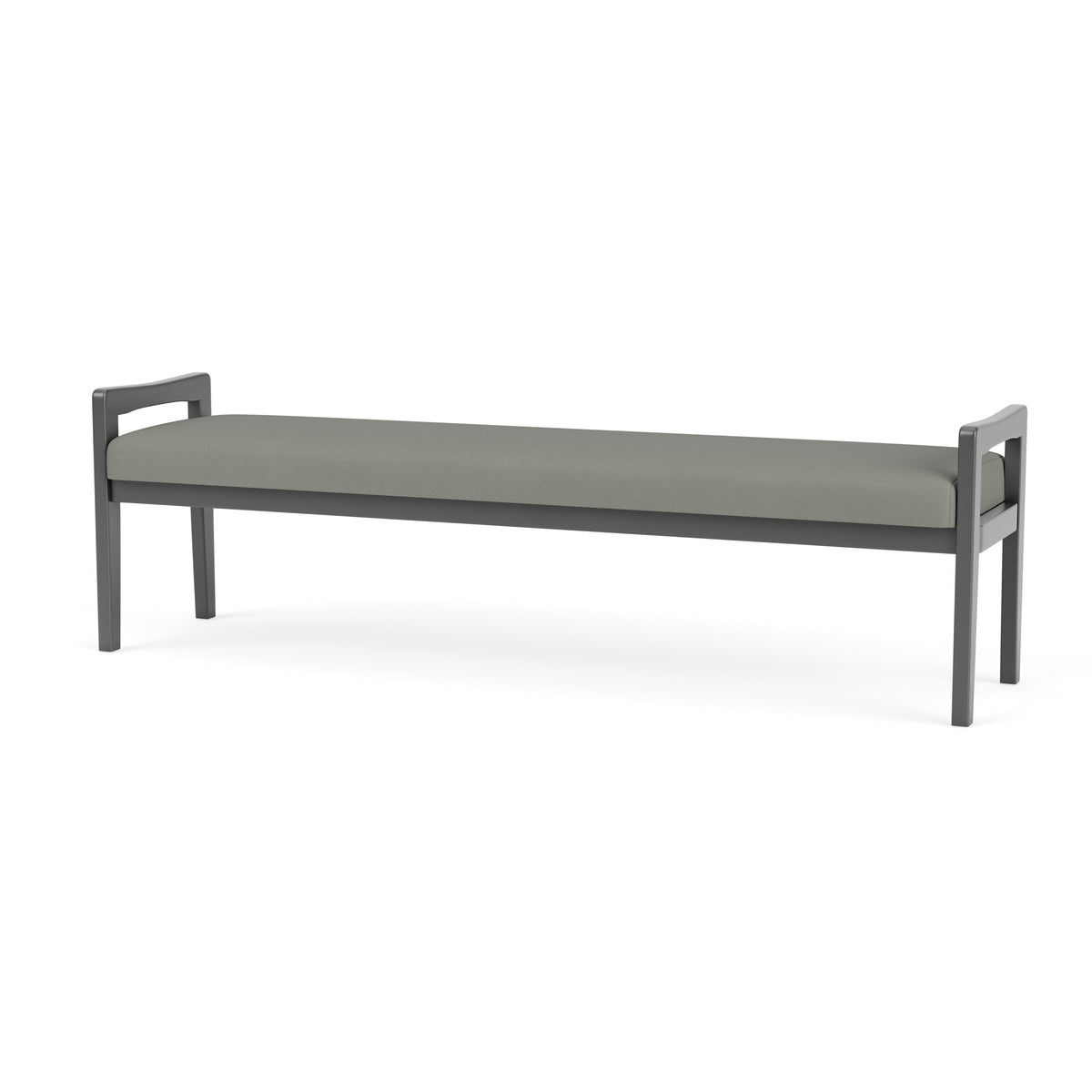 Weston Waiting Reception 3 Seat Bench Wood Frame