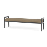 Weston Waiting Reception 3 Seat Bench Wood Frame