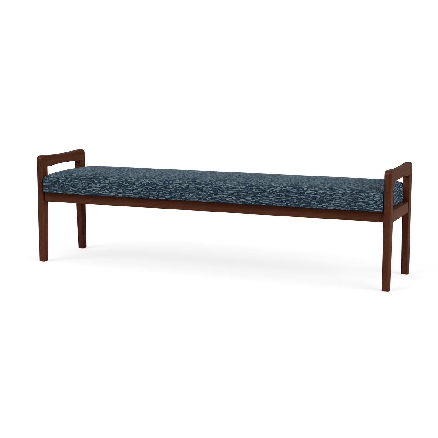 Weston Waiting Reception 3 Seat Bench Wood Frame