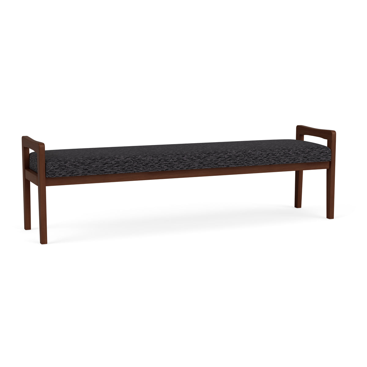 Weston Waiting Reception 3 Seat Bench Wood Frame