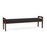 Weston Waiting Reception 3 Seat Bench Wood Frame