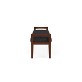 Weston Waiting Reception 3 Seat Bench Wood Frame