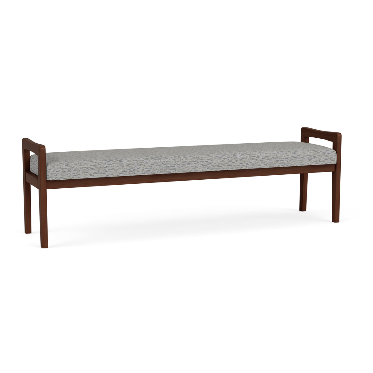 Weston Waiting Reception 3 Seat Bench Wood Frame