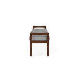 Weston Waiting Reception 3 Seat Bench Wood Frame