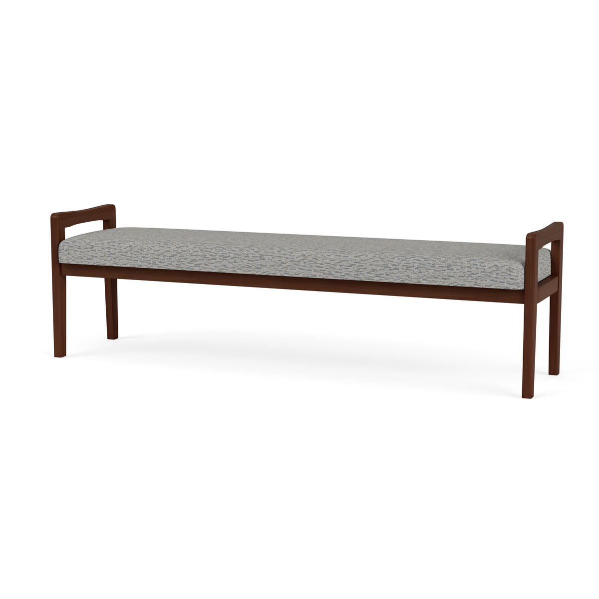 Weston Waiting Reception 3 Seat Bench Wood Frame