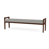 Weston Waiting Reception 3 Seat Bench Wood Frame