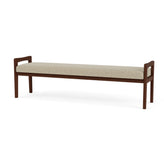 Weston Waiting Reception 3 Seat Bench Wood Frame