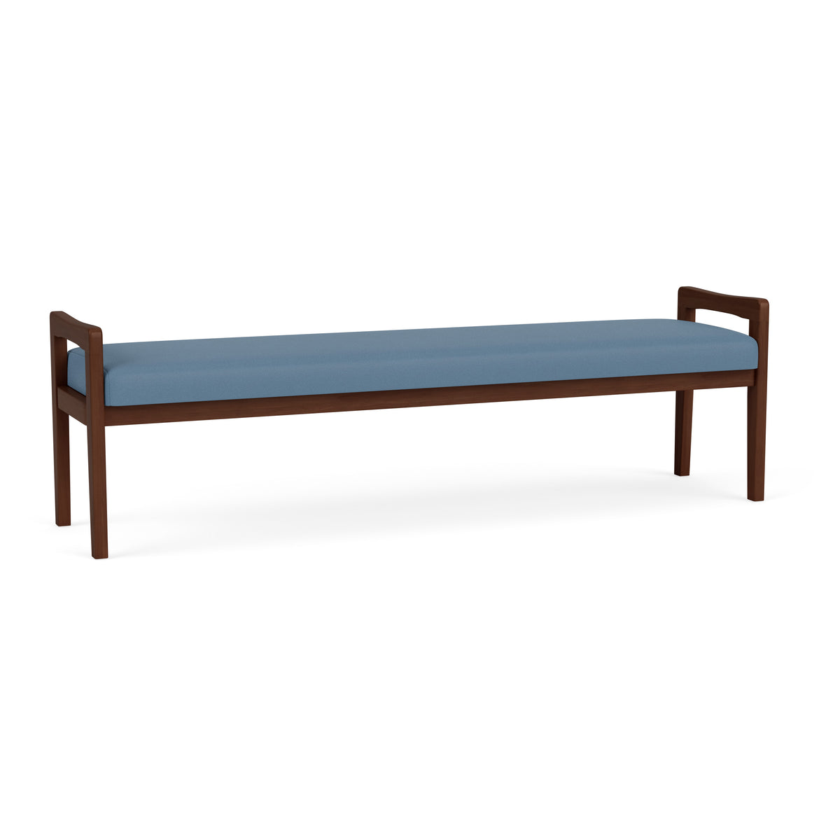 Weston Waiting Reception 3 Seat Bench Wood Frame