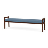 Weston Waiting Reception 3 Seat Bench Wood Frame