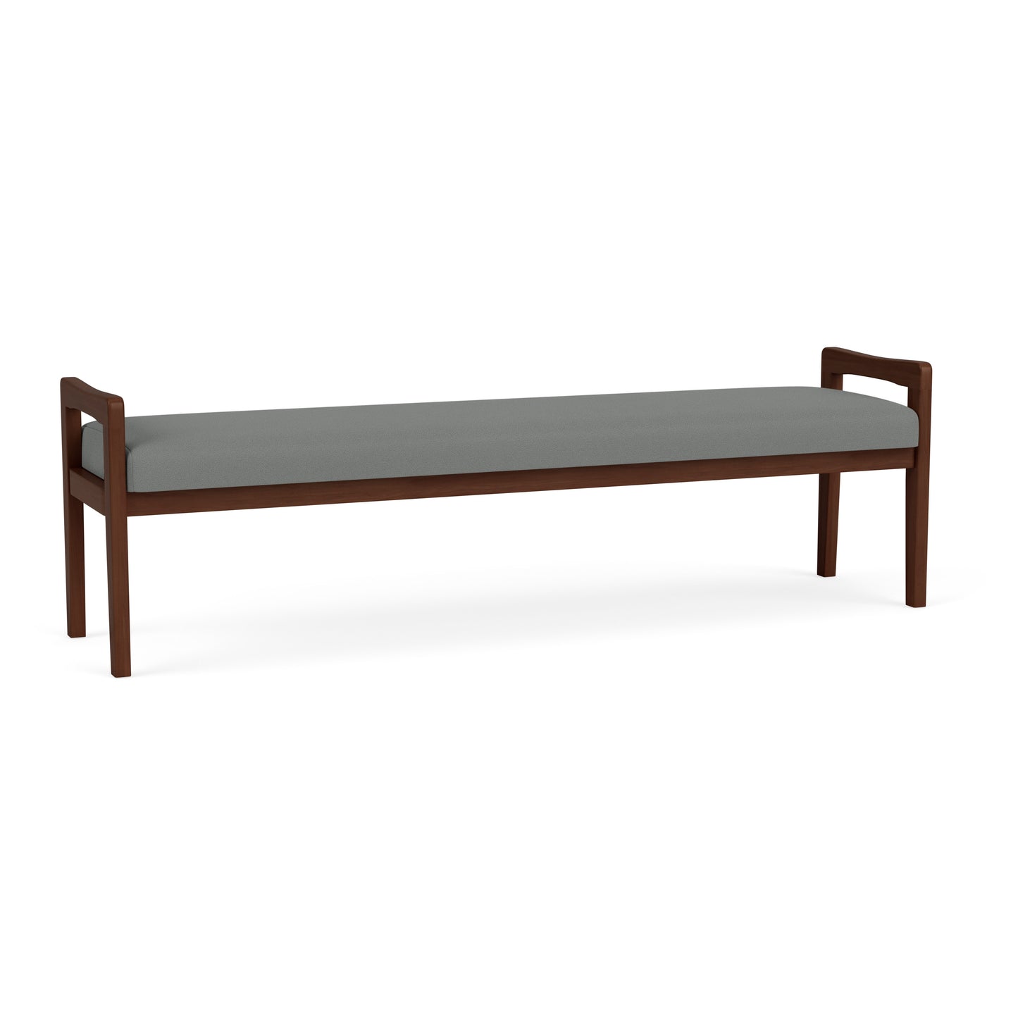 Weston Waiting Reception 3 Seat Bench Wood Frame