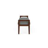 Weston Waiting Reception 3 Seat Bench Wood Frame