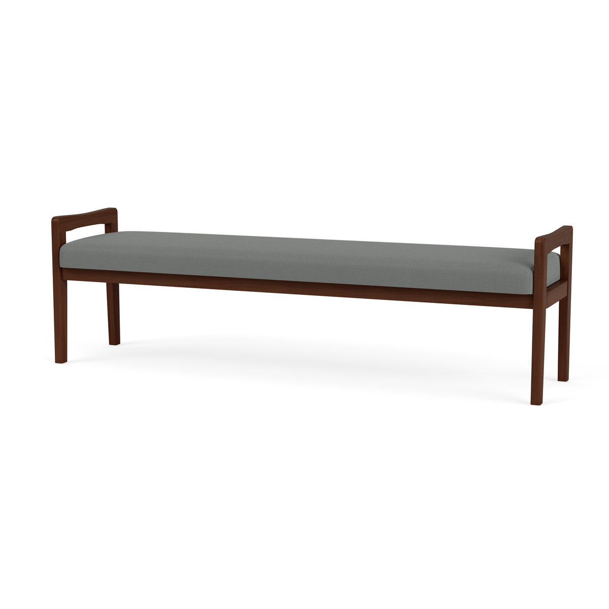 Weston Waiting Reception 3 Seat Bench Wood Frame