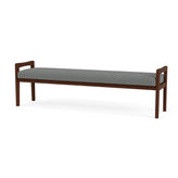 Weston Waiting Reception 3 Seat Bench Wood Frame