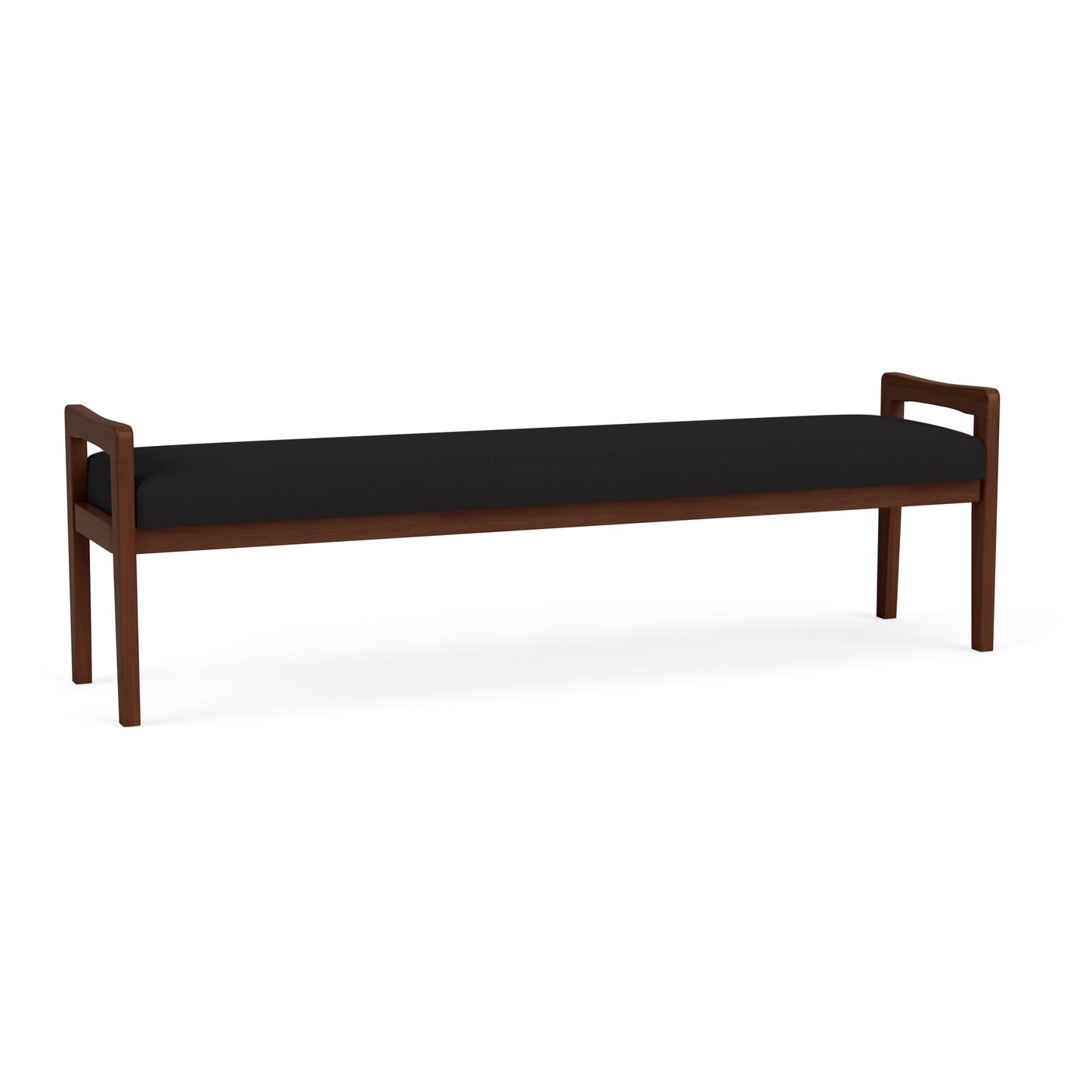 Weston Waiting Reception 3 Seat Bench Wood Frame