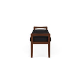 Weston Waiting Reception 3 Seat Bench Wood Frame
