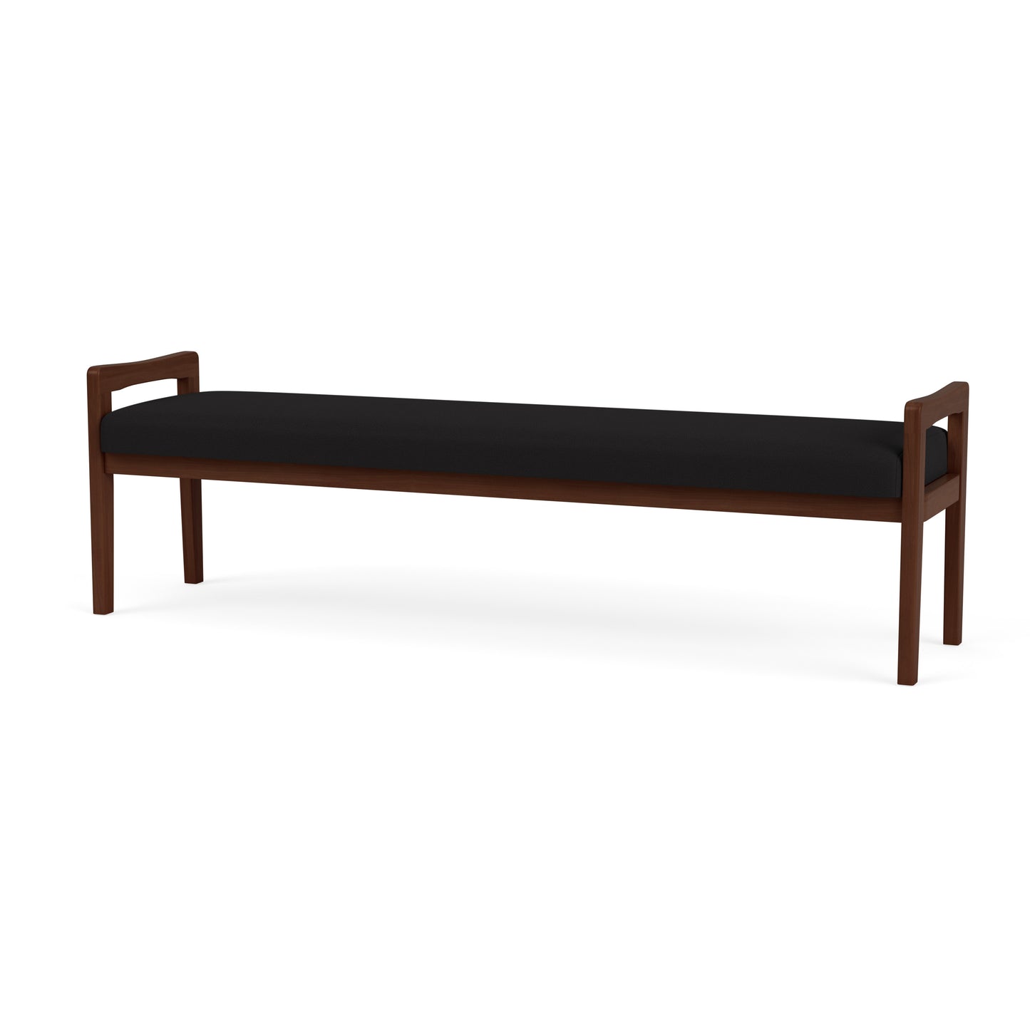 Weston Waiting Reception 3 Seat Bench Wood Frame