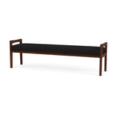 Weston Waiting Reception 3 Seat Bench Wood Frame