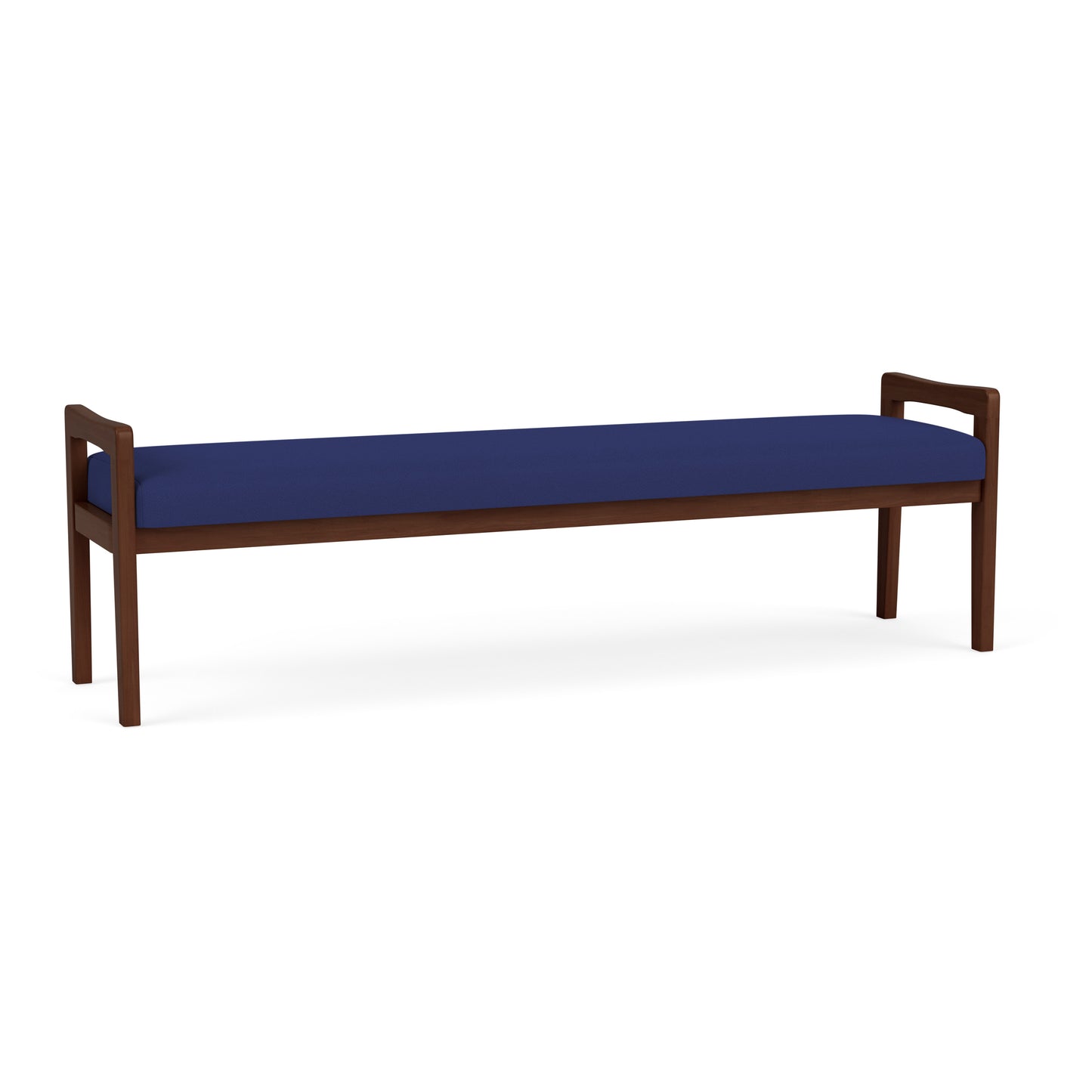 Weston Waiting Reception 3 Seat Bench Wood Frame
