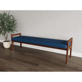 Weston Waiting Reception 3 Seat Bench Wood Frame