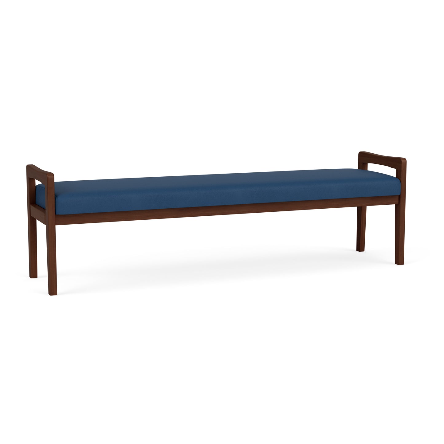 Weston Waiting Reception 3 Seat Bench Wood Frame