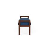 Weston Waiting Reception 3 Seat Bench Wood Frame