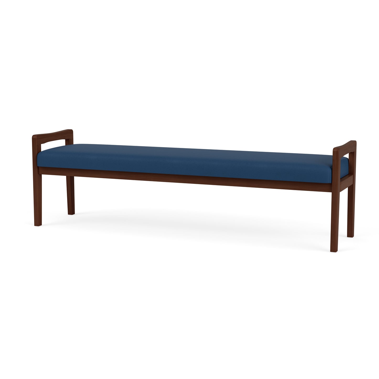 Weston Waiting Reception 3 Seat Bench Wood Frame