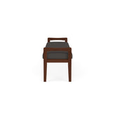 Weston Waiting Reception 3 Seat Bench Wood Frame