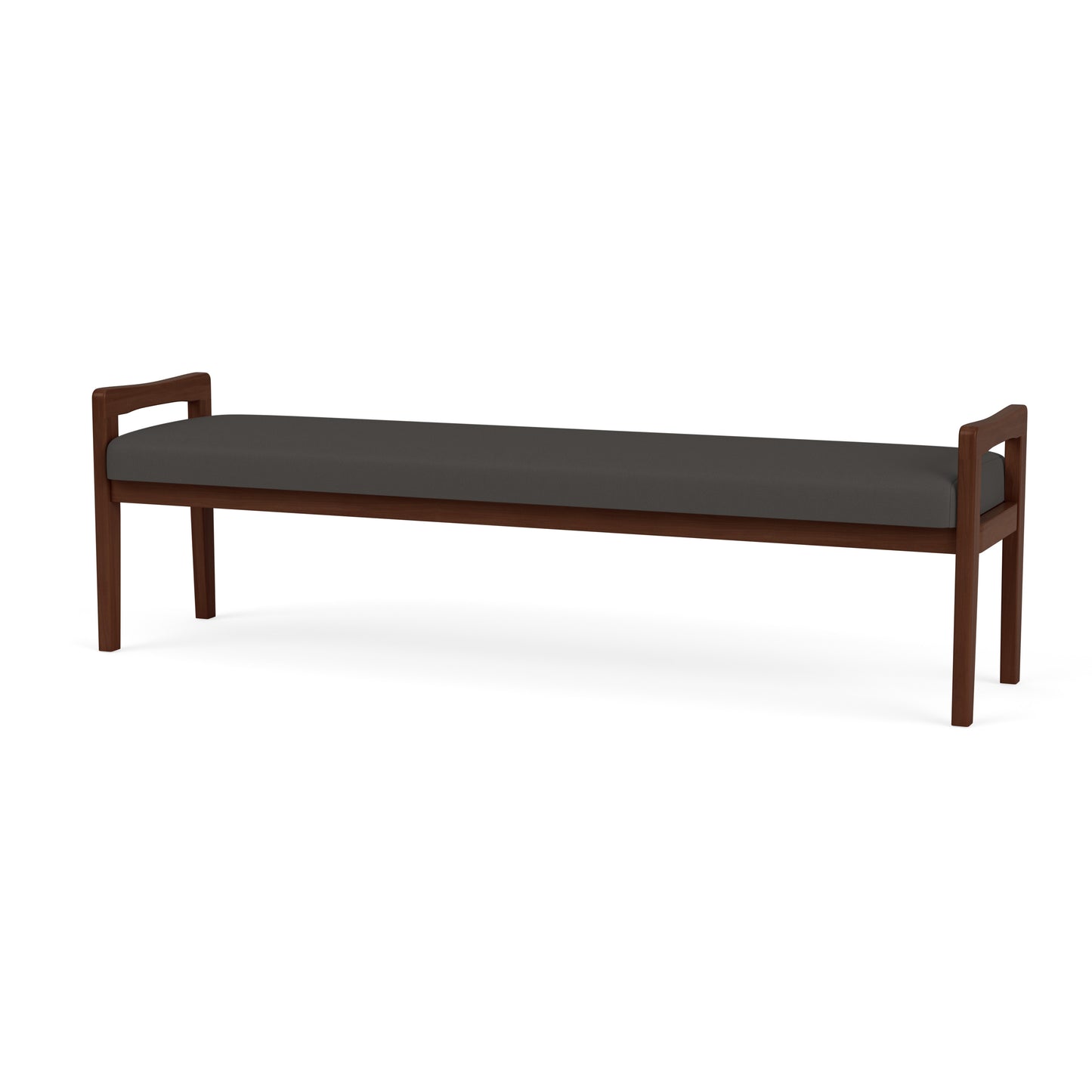 Weston Waiting Reception 3 Seat Bench Wood Frame