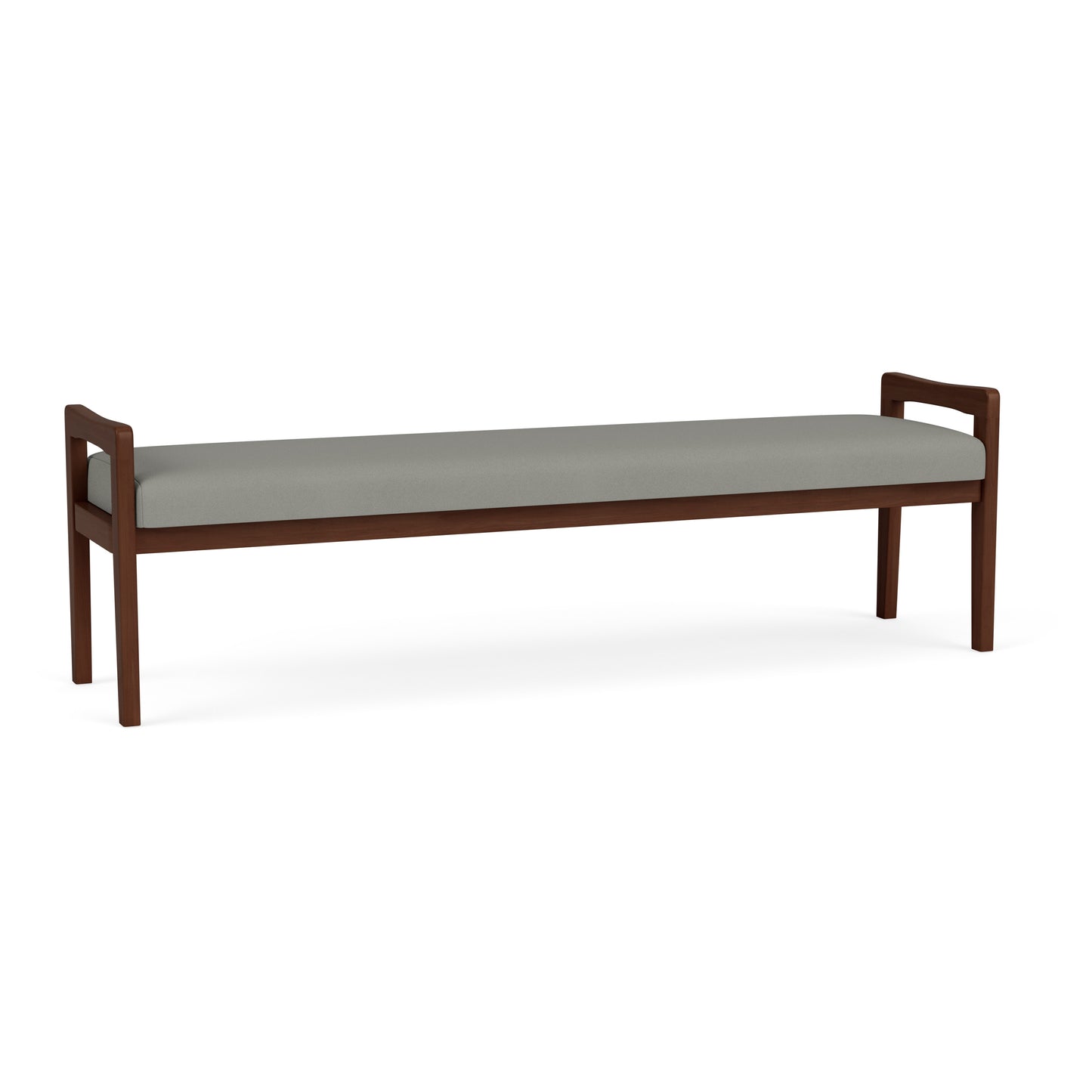 Weston Waiting Reception 3 Seat Bench Wood Frame