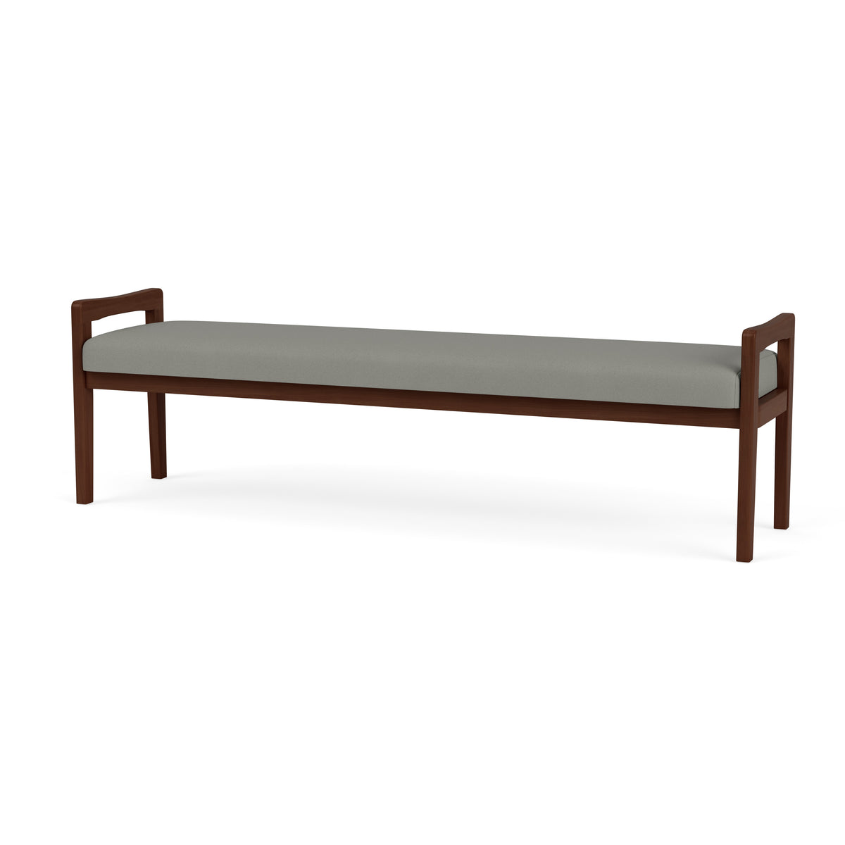 Weston Waiting Reception 3 Seat Bench Wood Frame