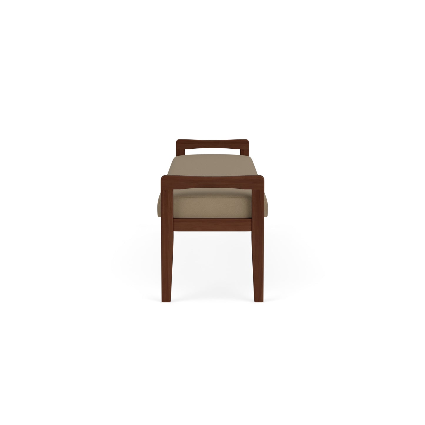 Weston Waiting Reception 3 Seat Bench Wood Frame