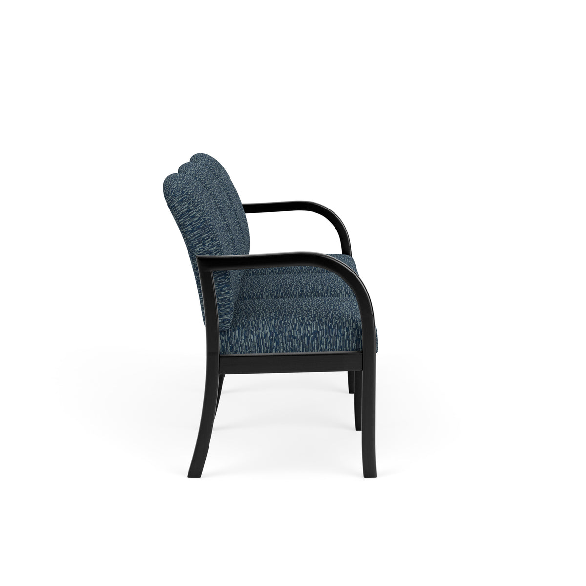 Weston Waiting Reception 3 Seat Tandem Seating Wood Frame No Center Arms