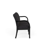 Weston Waiting Reception 3 Seat Tandem Seating Wood Frame No Center Arms