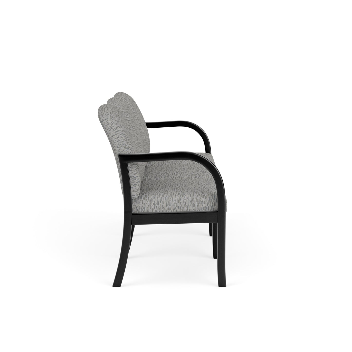 Weston Waiting Reception 3 Seat Tandem Seating Wood Frame No Center Arms