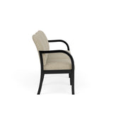 Weston Waiting Reception 3 Seat Tandem Seating Wood Frame No Center Arms