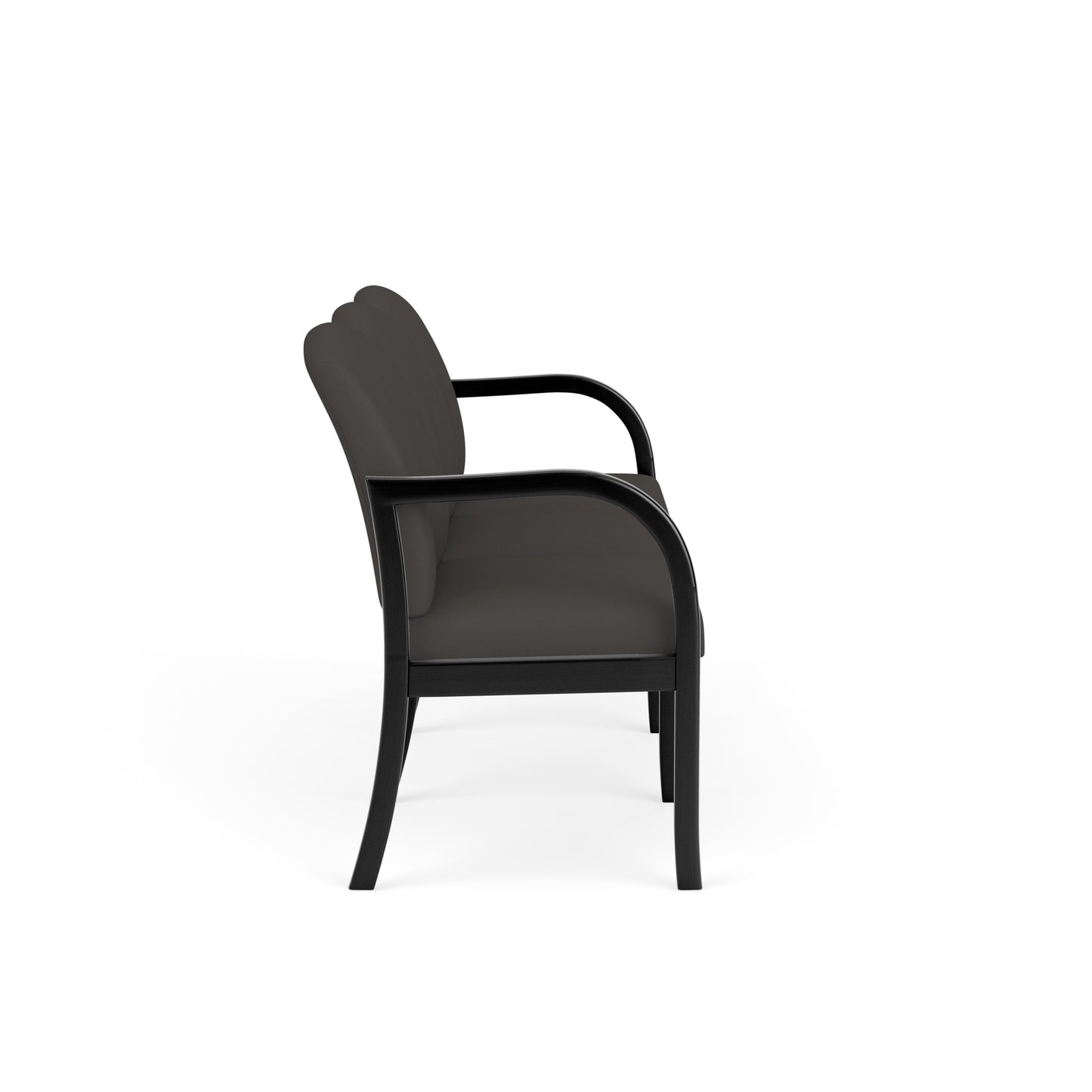 Weston Waiting Reception 3 Seat Tandem Seating Wood Frame No Center Arms