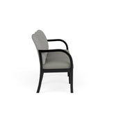 Weston Waiting Reception 3 Seat Tandem Seating Wood Frame No Center Arms