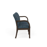 Weston Waiting Reception 3 Seat Tandem Seating Wood Frame No Center Arms