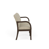 Weston Waiting Reception 3 Seat Tandem Seating Wood Frame No Center Arms