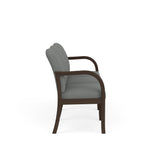 Weston Waiting Reception 3 Seat Tandem Seating Wood Frame No Center Arms