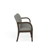 Weston Waiting Reception 3 Seat Tandem Seating Wood Frame No Center Arms
