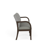 Weston Waiting Reception 3 Seat Tandem Seating Wood Frame No Center Arms