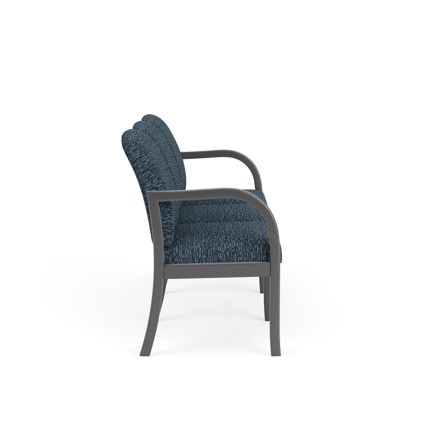 Weston Waiting Reception 3 Seat Tandem Seating Wood Frame No Center Arms